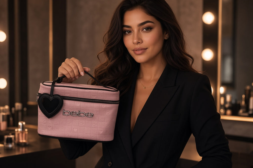 Cosmetiquera Bebe Heart Embossed ✨