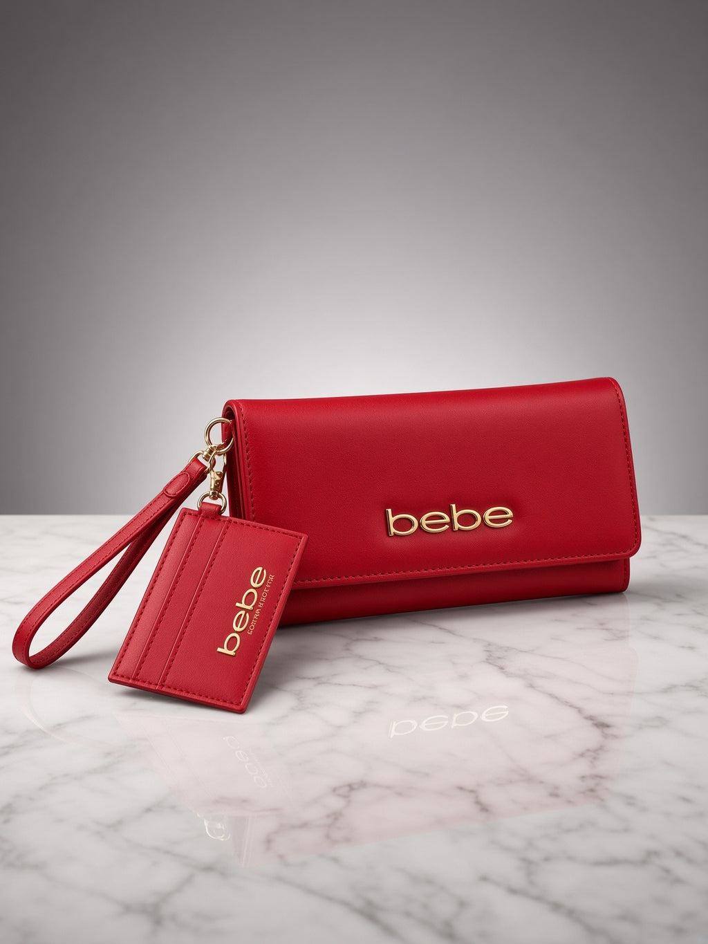 ✨ Billetera Tipo Clutch Bebe con Tarjetero Removible – Edición Especial Red ✨