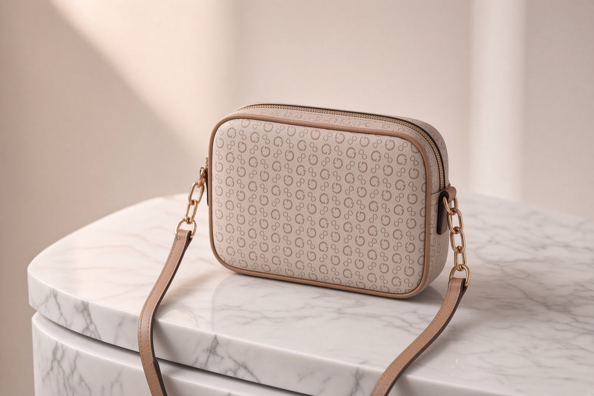 ✨ Bolso Manos Libres Guess Camera Bag – Colección Monograma ✨
