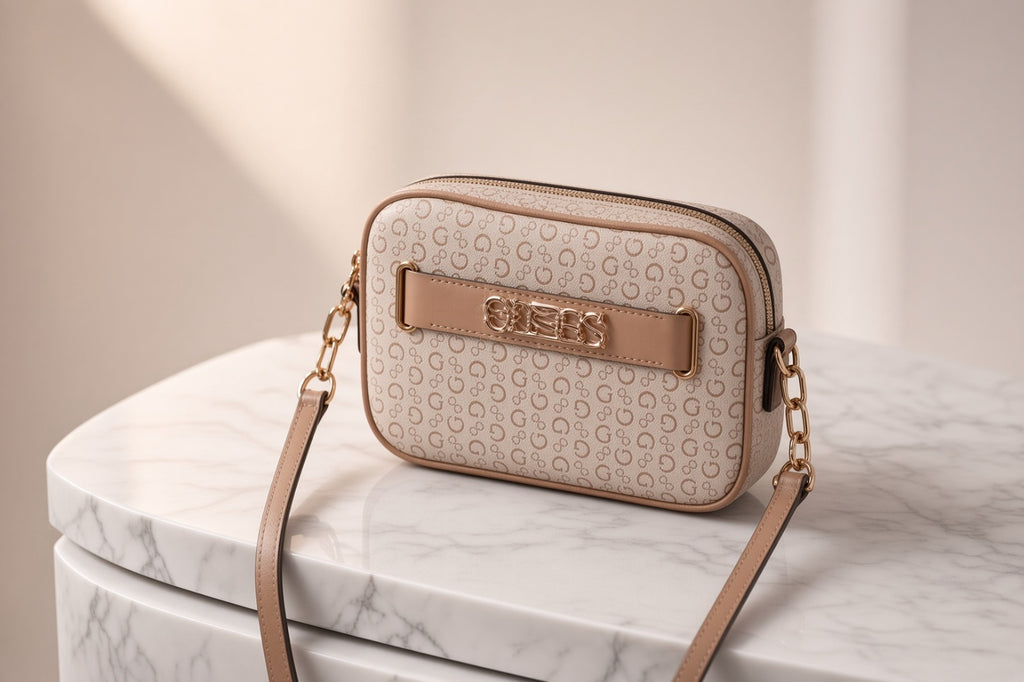 ✨ Bolso Manos Libres Guess Camera Bag – Colección Monograma ✨