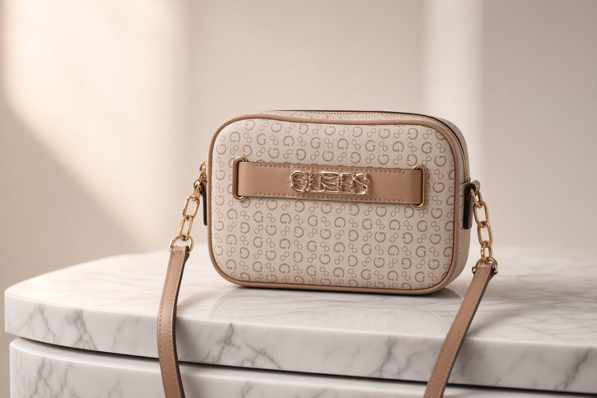 ✨ Bolso Manos Libres Guess Camera Bag – Colección Monograma ✨
