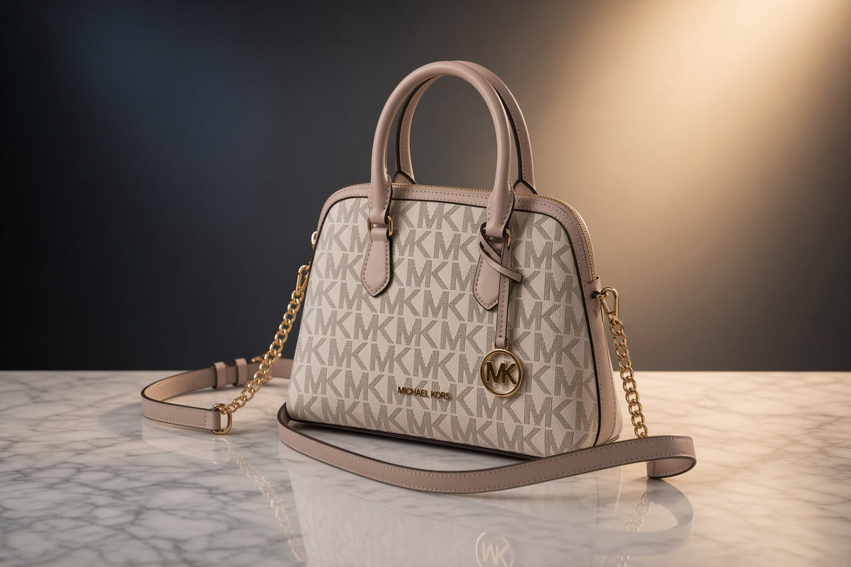 ✨ Bolso Michael Kors Emmy Dome Satchel – Edición Monograma ✨