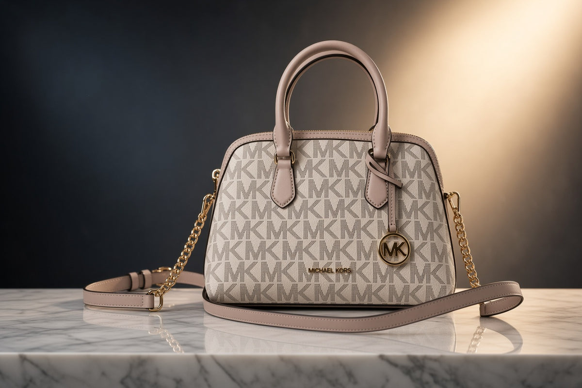 ✨ Bolso Michael Kors Emmy Dome Satchel – Edición Monograma ✨