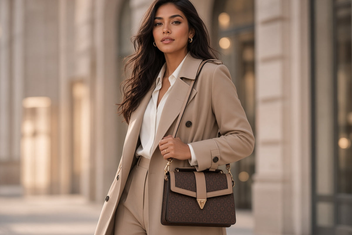 ✨ Bolso de Mano y Manos Libres GUESS – Colección Clásica Monograma ✨