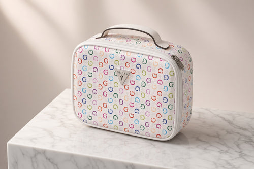 Cosmetiquera Guess Rainbow Monogram ✨