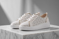 ✨ Tenis de Plataforma Michael Kors Monograma – Colección Gold Luminary ✨