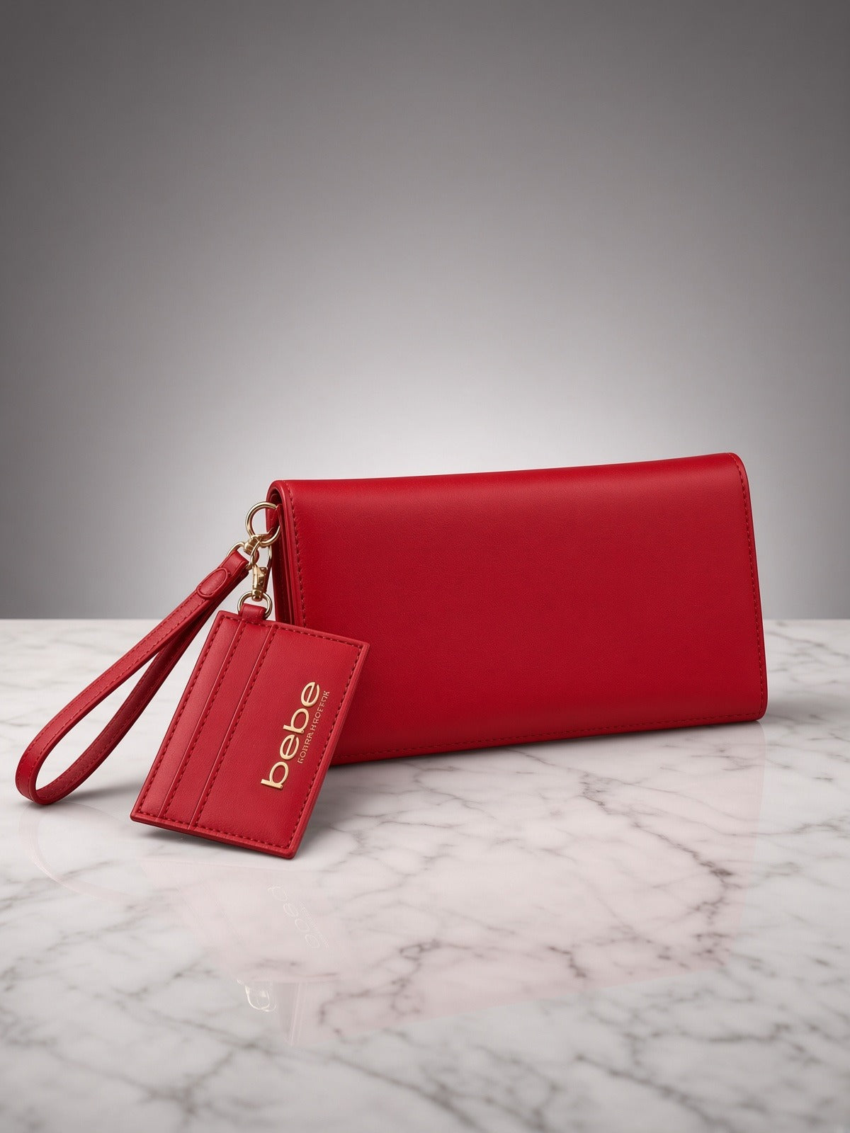✨ Billetera Tipo Clutch Bebe con Tarjetero Removible – Edición Especial Red ✨